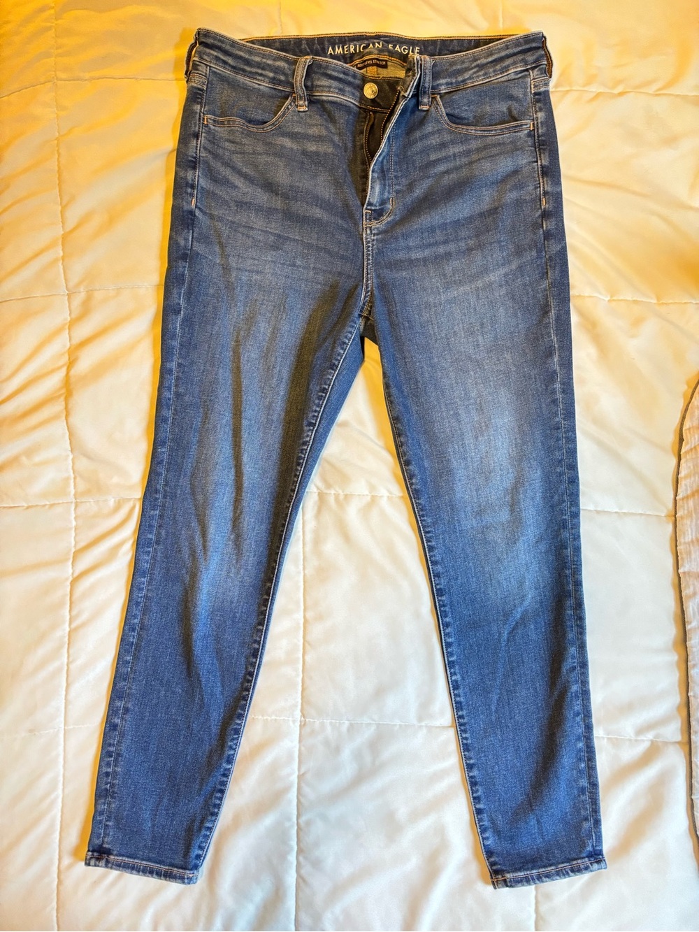American Eagle Outfitters Blue Skinny Jeans - Classic Wash